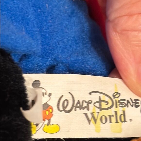 Disney Parks Sorcerer Mickey Mouse 13” Plush Stuffed Animal Fantasia Wizard Hat - Picture 7 of 9